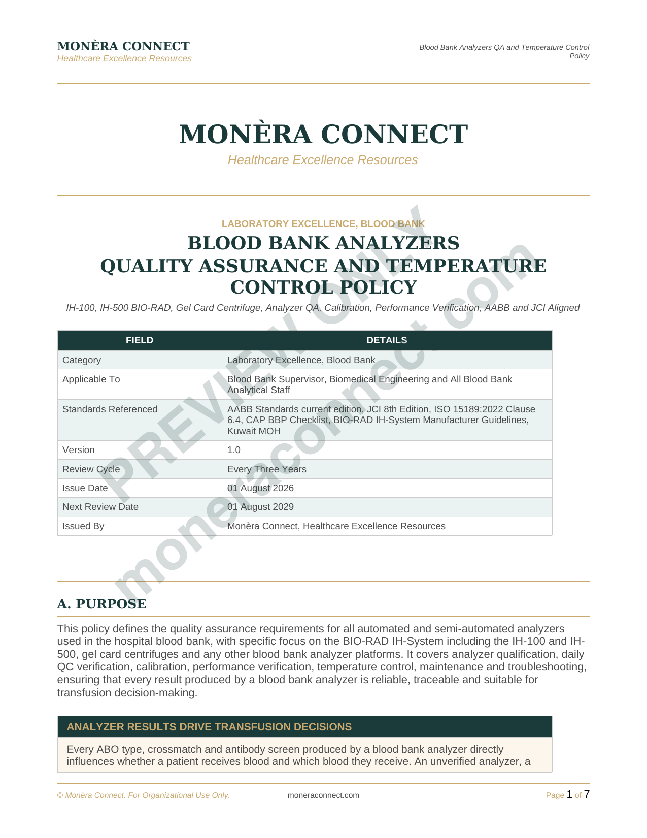 Blood Bank Analyzers