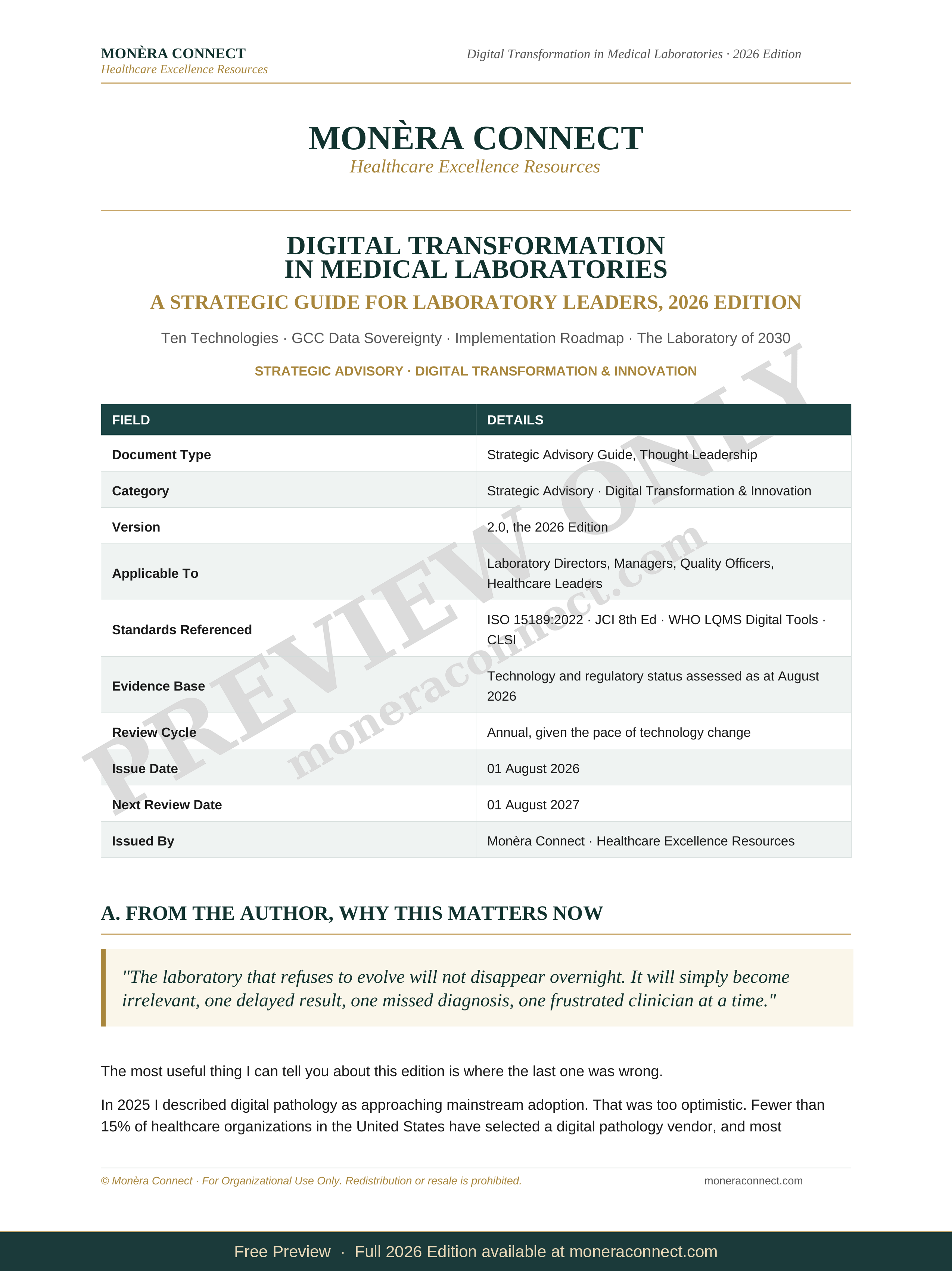 Digital Transformation in Medical Laboratories